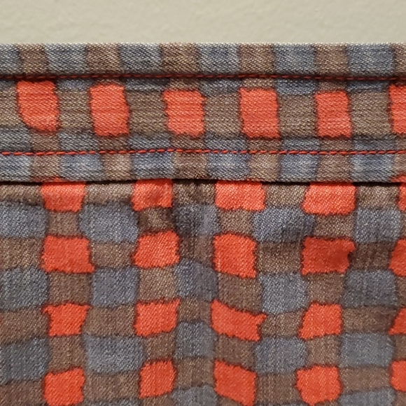 Marc Jacobs Denim Blue and Red Gingham Skirt - Picture 3 of 9